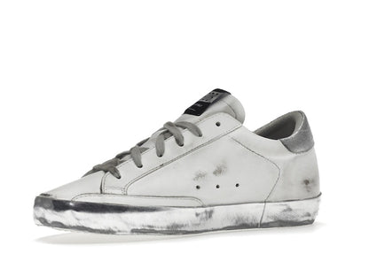 Golden Goose Super-Star White Silver Sparkle (Women's)