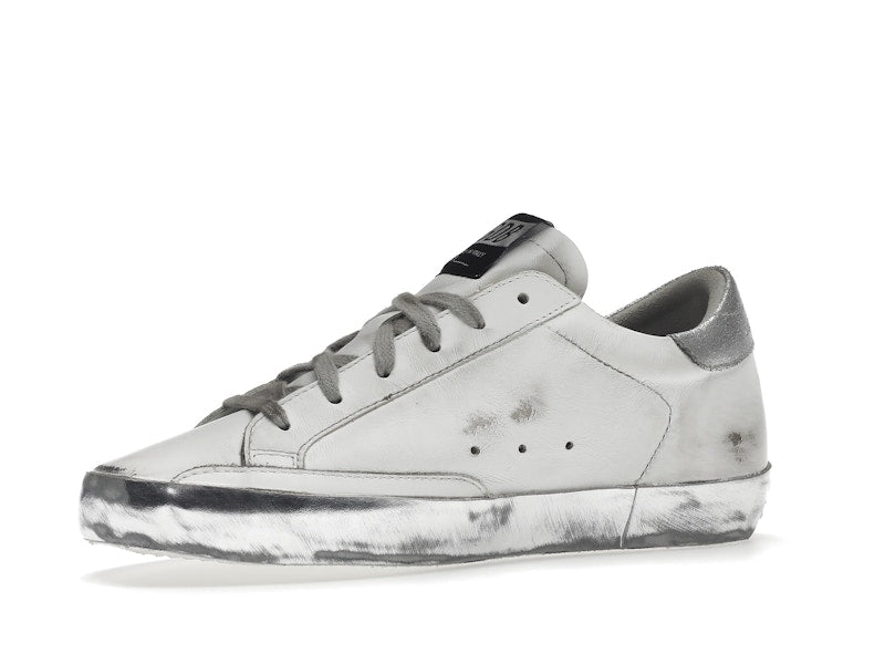 Golden Goose Super-Star White Silver Sparkle (Women's)
