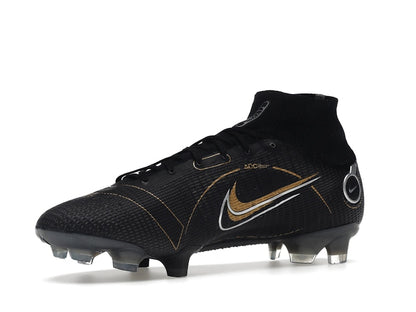 Nike Mercurial Superfly 8 FG Black Metallic Silver Gold