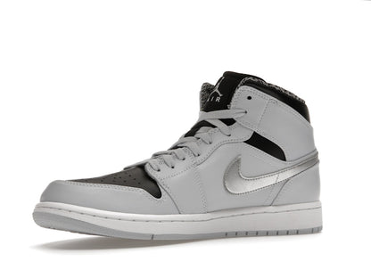 Jordan 1 Mid Pure Platinum Metallic Silver