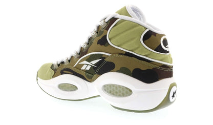 Reebok Question Mid mita sneakers X Bape 1st Camo