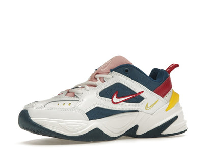 Nike M2K Tekno Blue Force Summit White Chrome Yellow (Women's)