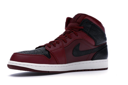 Jordan 1 Retro Mid Team Red Black