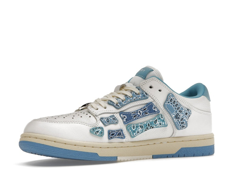 AMIRI Skel Top Low Bandana White Light Blue