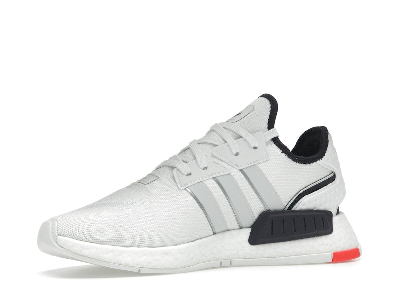 adidas NMD G1 Crystal White Grey Solar Red