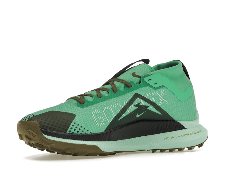Nike React Pegasus Trail 4 Gore-Tex Spring Green Olive Flak Mint Foam Black