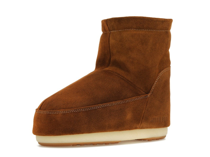 Moon Boot No Lace Suede Boot Tan