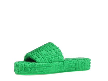 Bottega Veneta Resort Sponge Slide Grass (Womens)