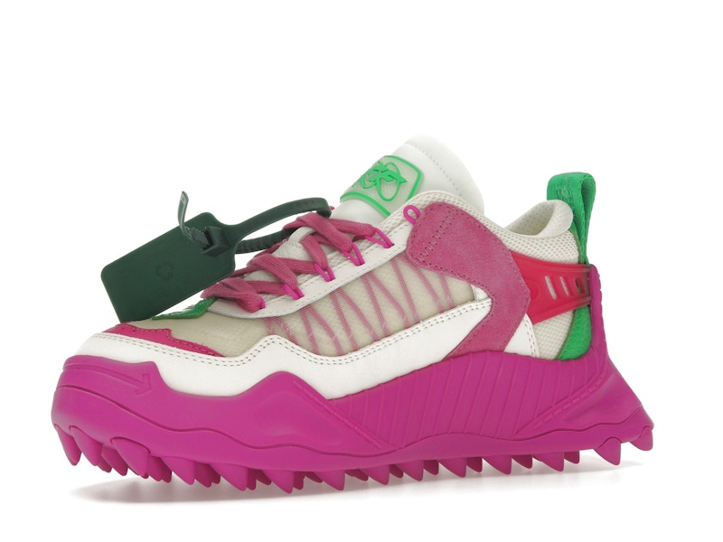 OFF-WHITE Odsy-1000 White Fuchsia Green (Women's)