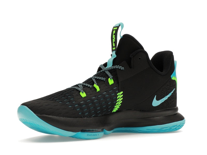 Nike LeBron Witness 5 Black Light Blue Fury