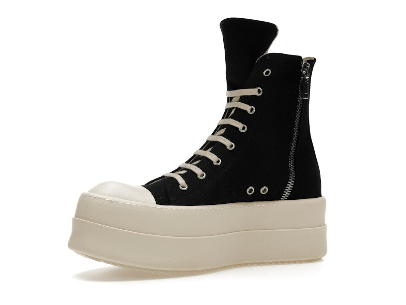 Rick Owens DRKSHDW Mega Bumper Sneaks Pentagram Black Pearl Milk
