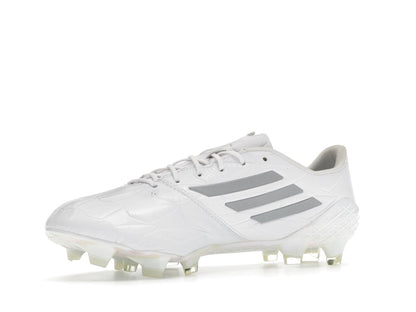 adidas Adizero F50 4 Leather FG White Silver Metallic
