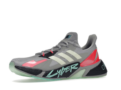 adidas X9000L4 Cyberpunk 2077 Grey Yellow Zest Pink