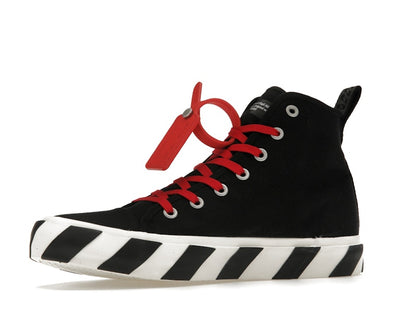 OFF-WHITE Vulcanized Hi Black Red Canvas