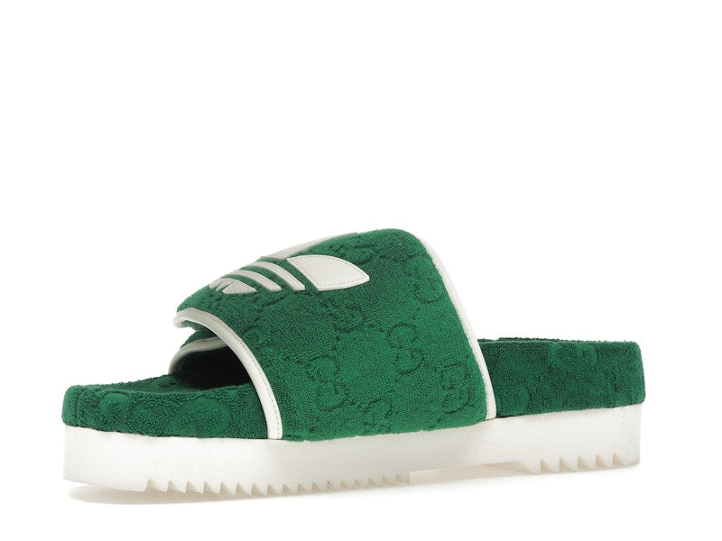 adidas x Gucci GG Platform Sandal Green
