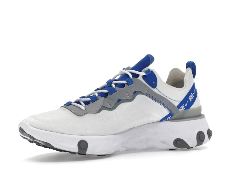 Nike React Element 55 White Game Royal Habanero Red