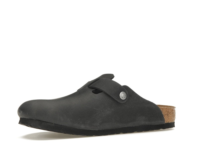 Birkenstock Boston Oiled Leather Black