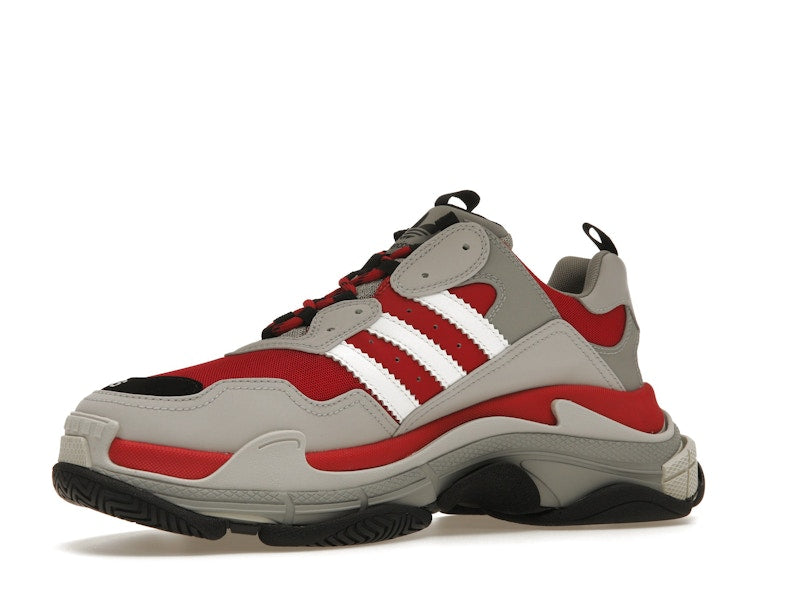 Balenciaga x adidas Triple S Red Grey Black