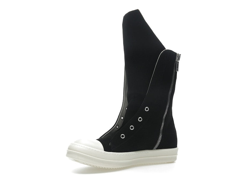 Rick Owens Hollywood DRKSHDW Boot Sneaks Black Milk