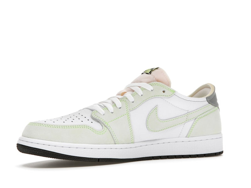 Jordan 1 Retro Low White Ghost Green Black