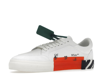 OFF-WHITE Vulc Low Canvas White Red Arrow Black