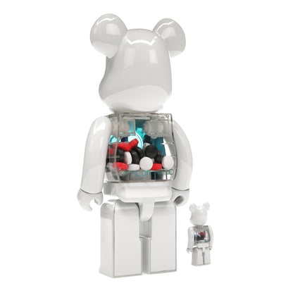 Bearbrick PiL 100% & 400% Set Chrome Ver.