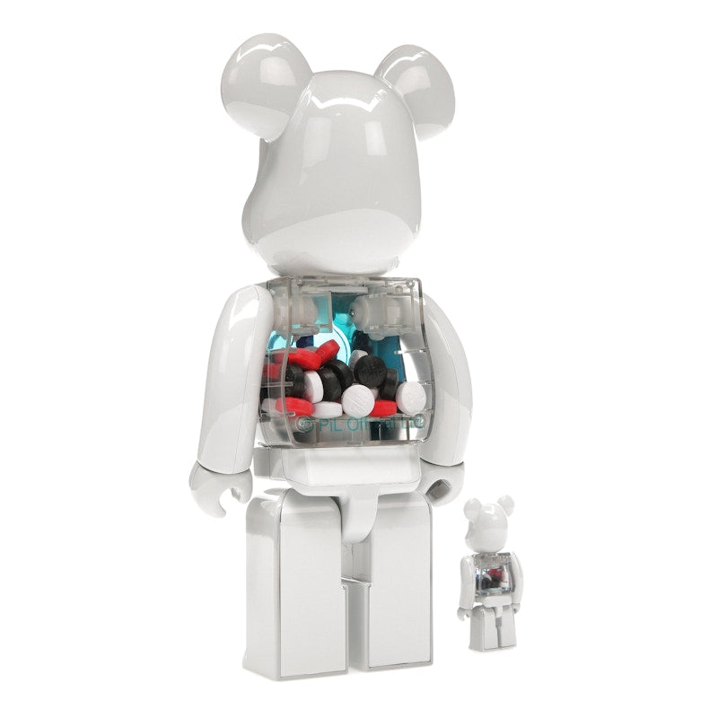 Bearbrick PiL 100% & 400% Set Chrome Ver.