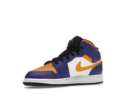 Jordan 1 Mid Lakers (2022) (GS)