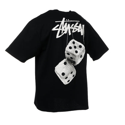 Stussy Fuzzy Dice Tee Black