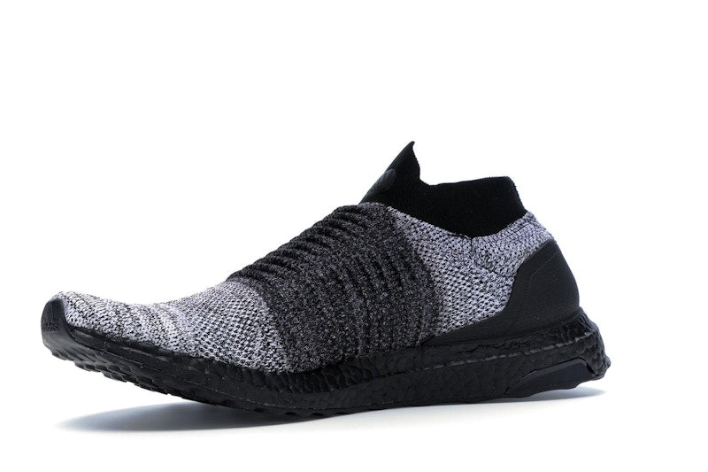 adidas Ultra Boost Laceless Mid Black Oreo
