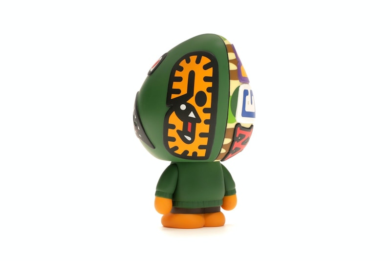BAPE Baby Milo Shark Hoodie Vinyl Toy Green