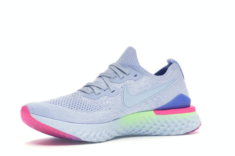 Nike Epic React Flyknit 2 Hydrogen Blue Sapphire Hyper Pink