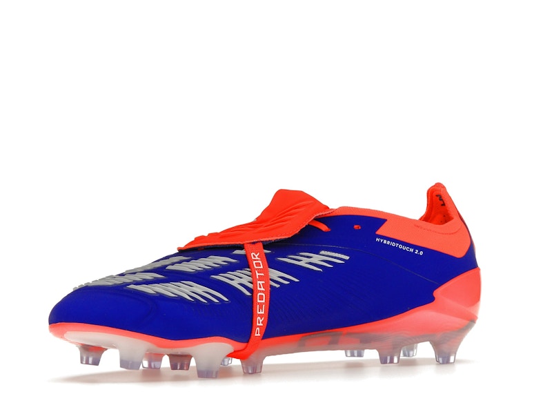 adidas Predator Elite Foldover Tongue FG Lucid Blue Solar Red