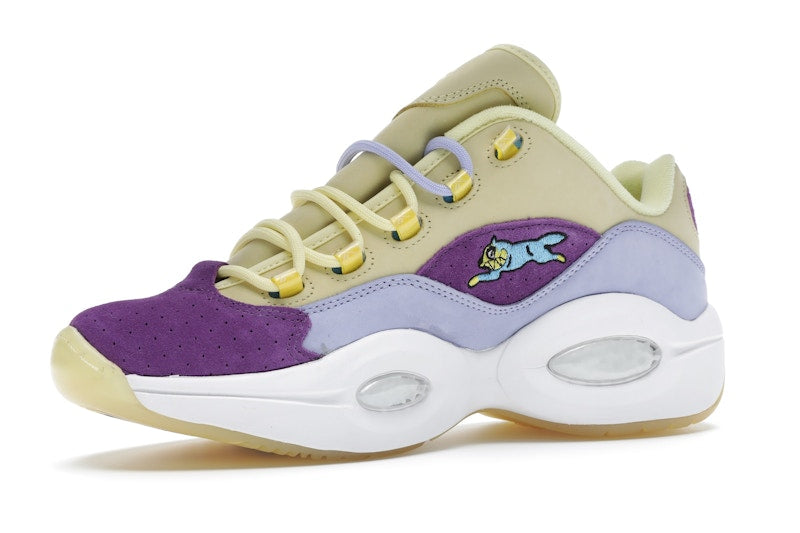 Reebok Question Low BBC Ice Cream Running Dog Yellow Purple