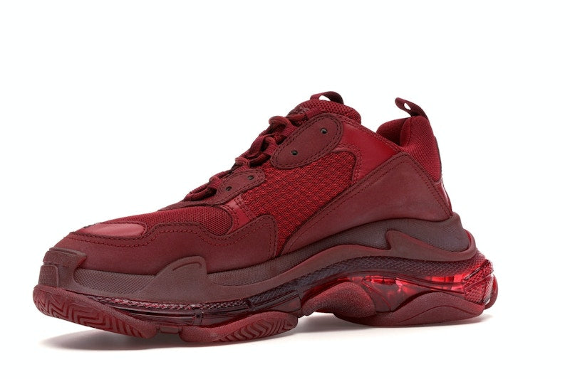 Balenciaga Triple S Burgundy Red
