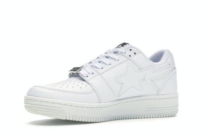 BAPE STA Low White