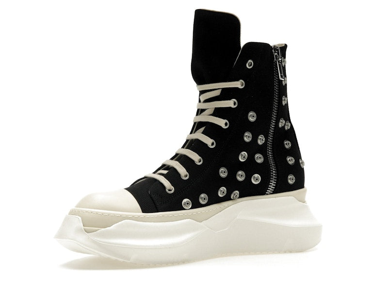 Rick Owens DRKSHDW Abstract Sneaks Studded Eyelets Black Milk