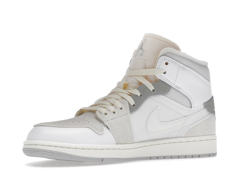 Jordan 1 Mid SE Craft Inside Out White Grey