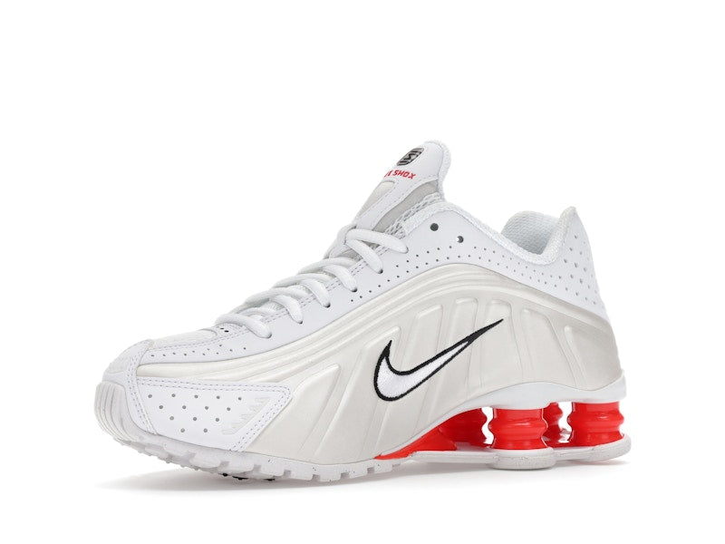 Nike Shox R4 White Phantom Picante Red (Women's)