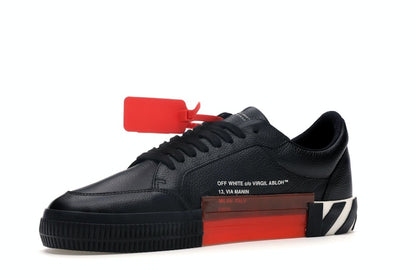 OFF-WHITE Vulc Low Black Leather FW19
