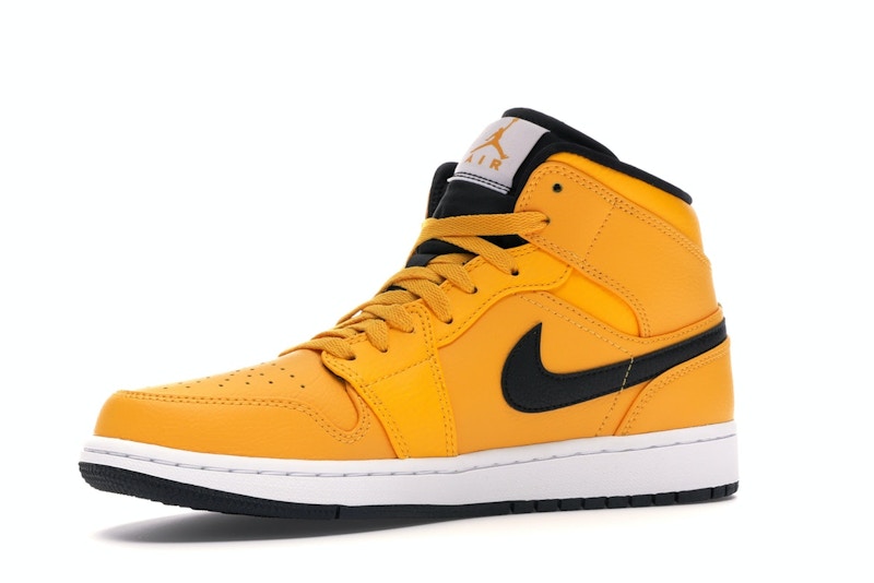 Jordan 1 Mid University Gold Black