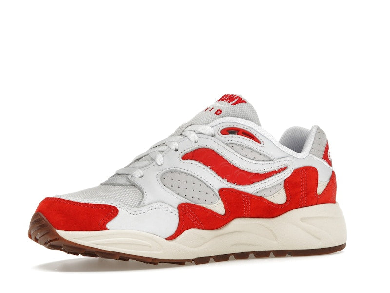 Saucony Grid Shadow 2 Ivy Prep White Red