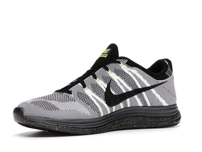 Nike Flyknit Lunar1+ White Black Volt