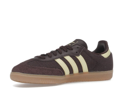 adidas Samba OG Shadow Brown Powder Yellow (Women's)