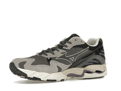 Mizuno Wave Rider 10 Dark Grey Lime Yellow