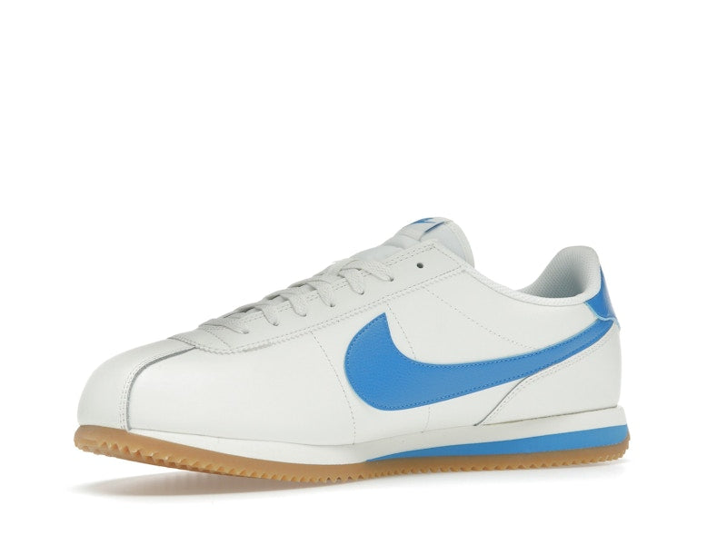 Nike Cortez Leather Sail Gum Yellow Light Photo Blue
