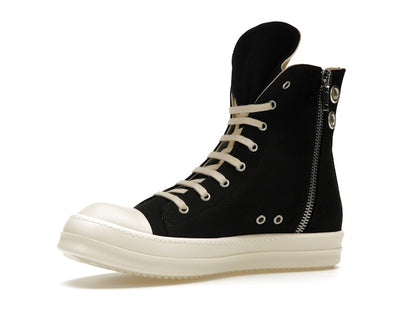 Rick Owens DRKSHDW High Top Black Milk