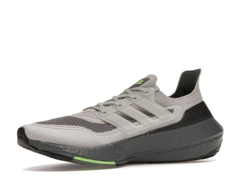 adidas Ultra Boost 21 Metal Grey Signal Green
