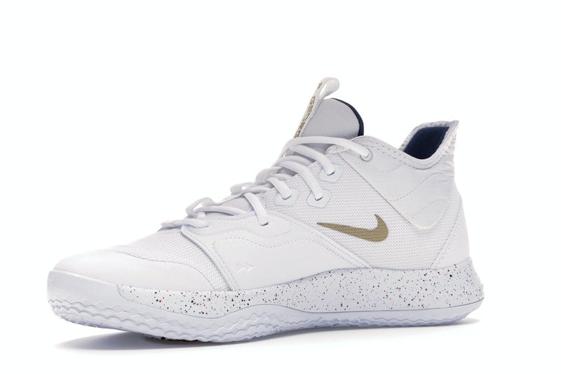Nike PG 3 White Gold Navy