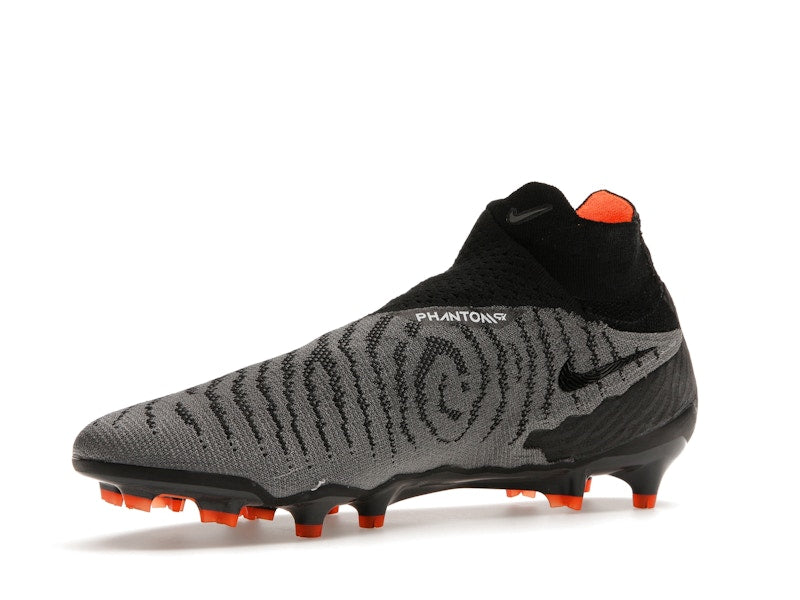 Nike Gripknit Phantom GX Elite Dynamic Fit FG Black Dark Smoke Grey Total Orange